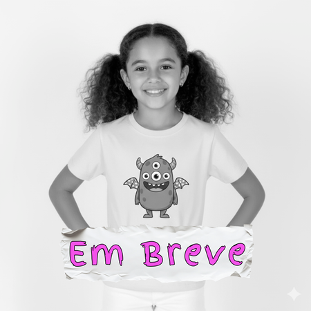 Camisetas Infantis Unissex Personagens