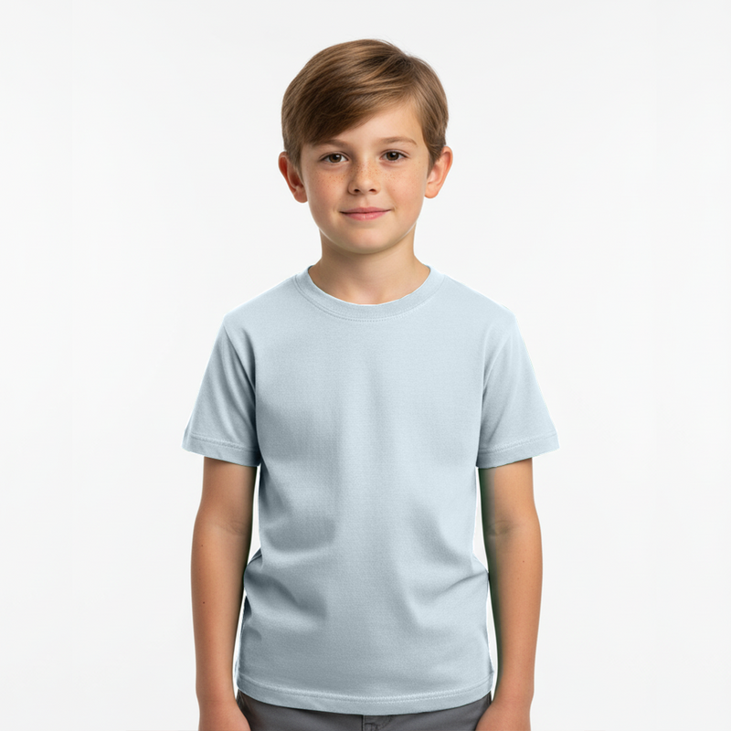 Camiseta Yaslu Lisa Premium Azul Skyway