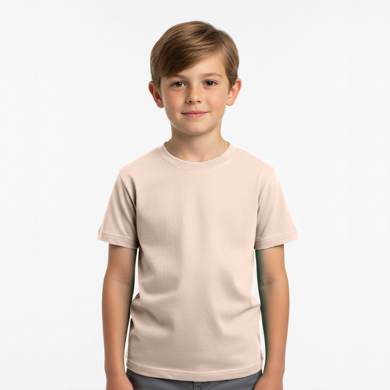 Camiseta Yaslu Lisa Premium Bege Areia