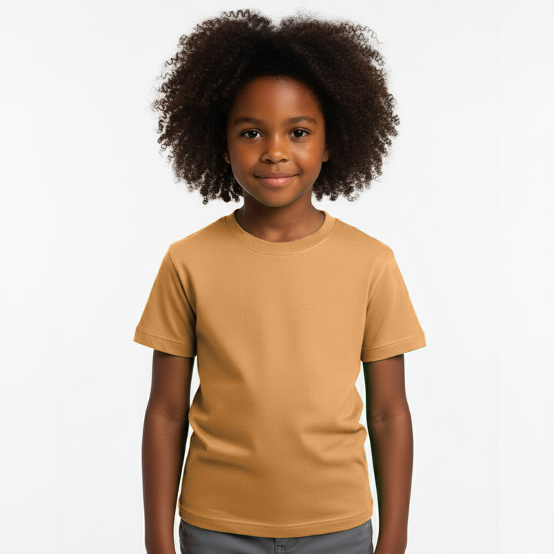 Camiseta Yaslu Lisa Premium Bege Concha