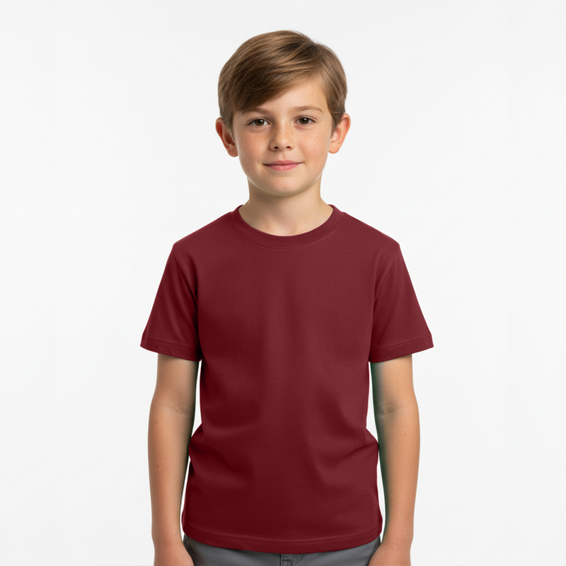 Camiseta Yaslu Lisa Premium Bordô