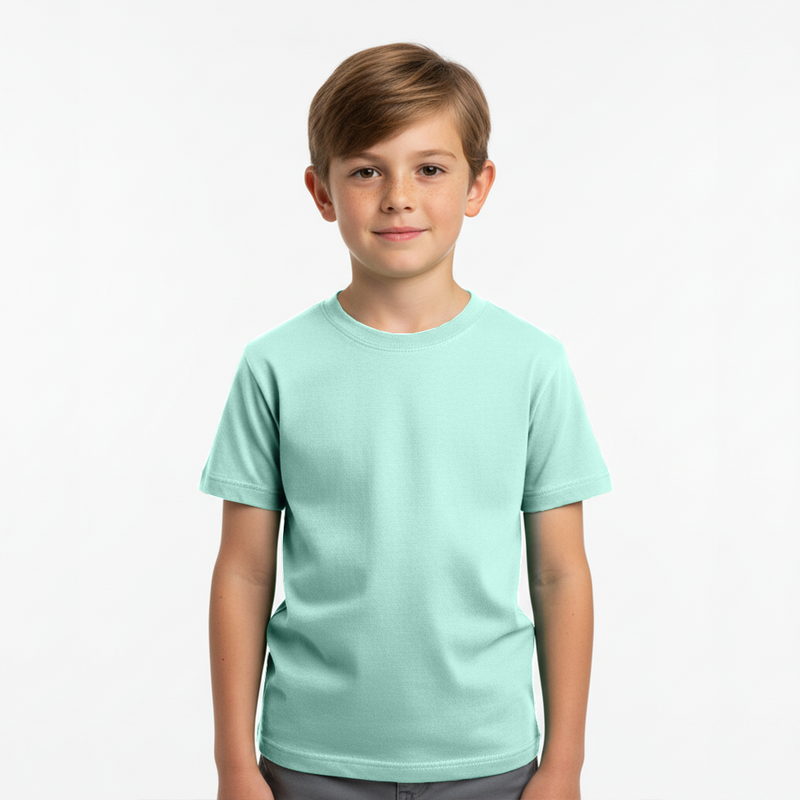 Camiseta Yaslu Lisa Premium Jelly Mint