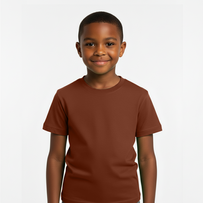 Camiseta Yaslu Lisa Premium Marrom Cynnamom