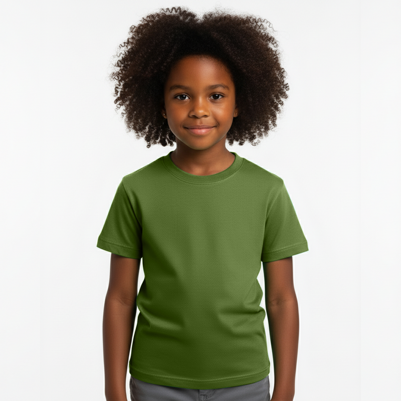 Camiseta Yaslu Lisa Premium Verde Vert