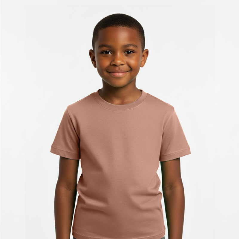 Camiseta Yaslu Lisa Premium Marrom Mink