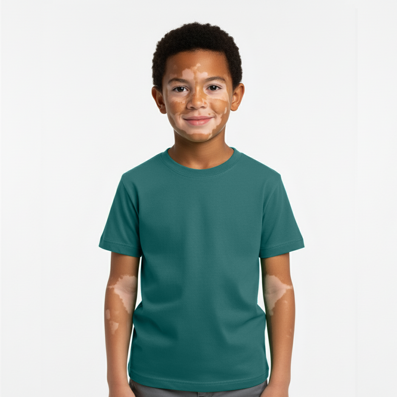 Camiseta Yaslu Lisa Premium Esmeralda