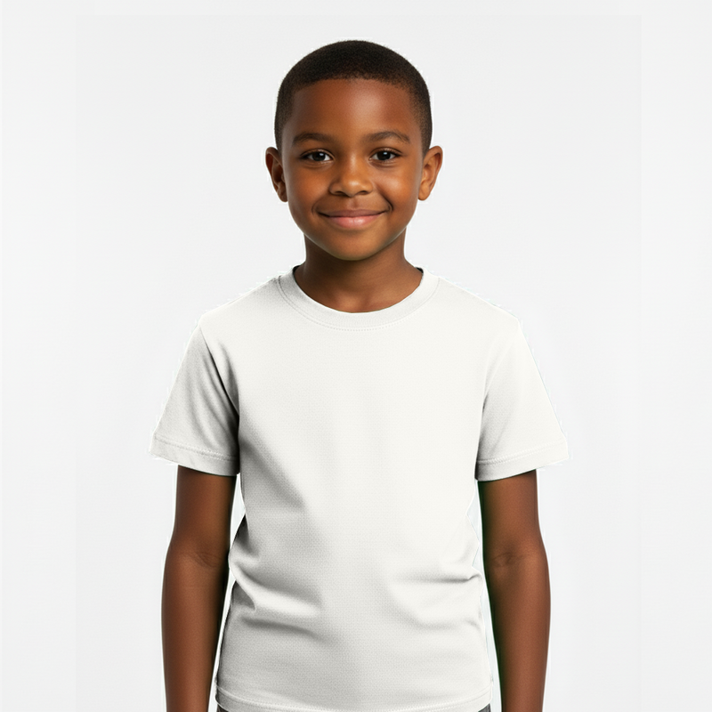 Camiseta Yaslu Lisa Premium Off White