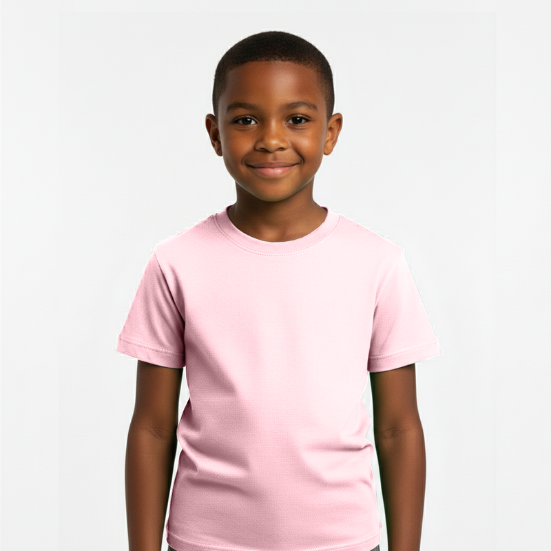 Camiseta Yaslu Lisa Premium Rosa Bebê
