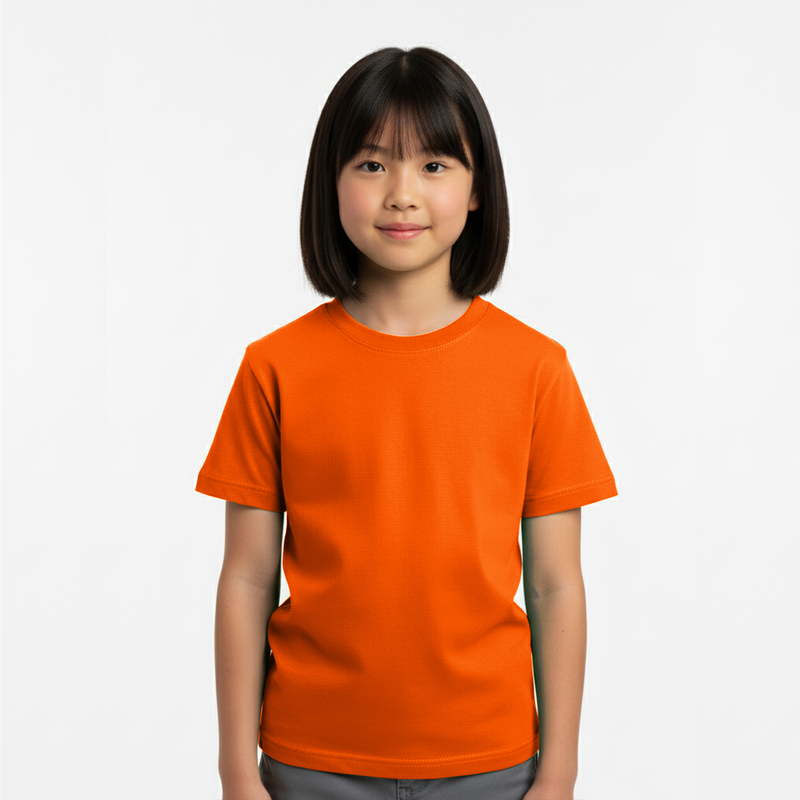 Camiseta Yaslu Lisa Premium Laranja Rust