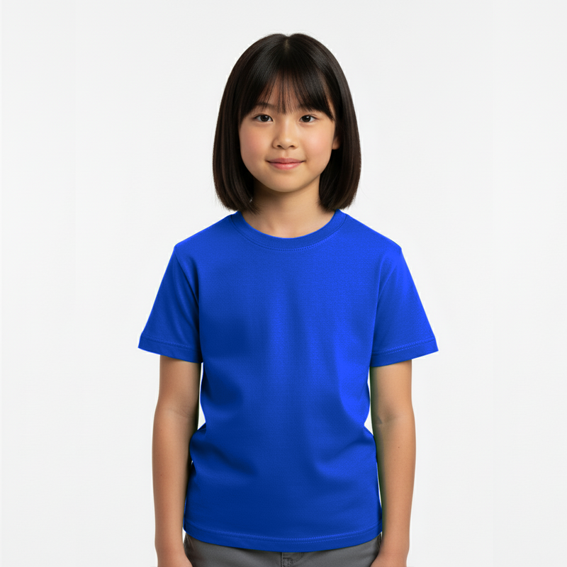 Camiseta Yaslu Lisa Premium Azul Royal