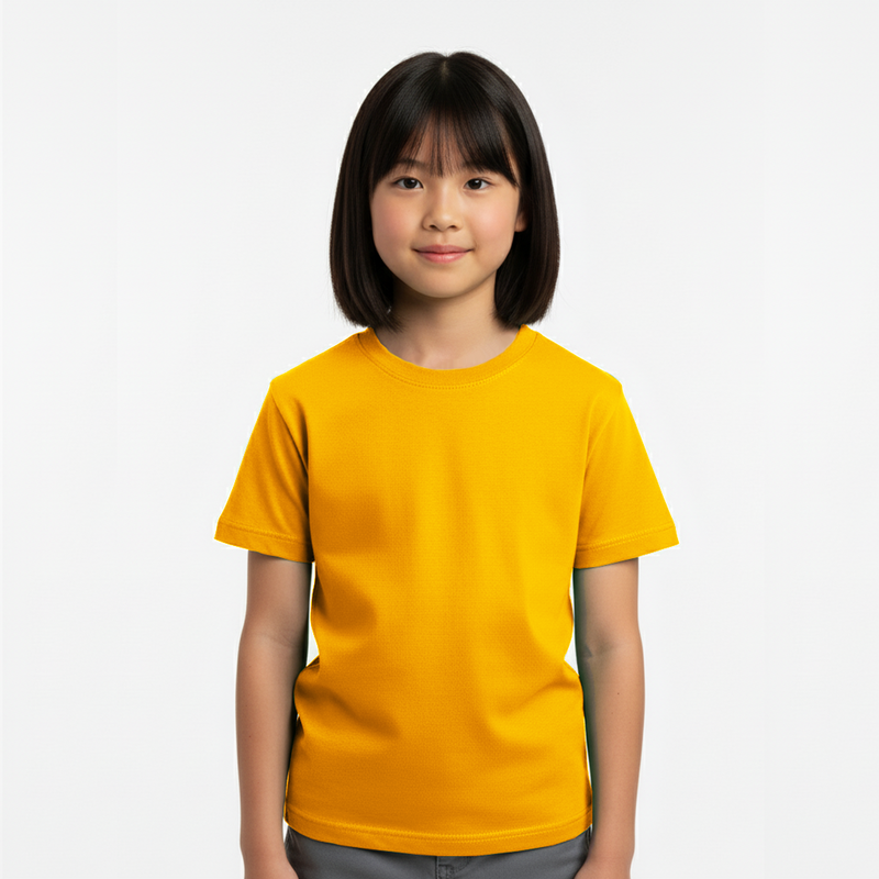 Camiseta Yaslu Lisa Premium Amarelo Margarida Mexicana