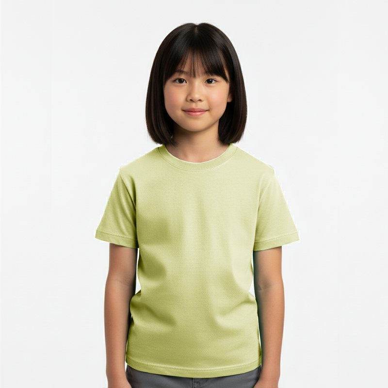 Camiseta Yaslu Lisa Premium Verde Frescor